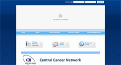 Desktop Screenshot of centralcancernetwork.org.nz
